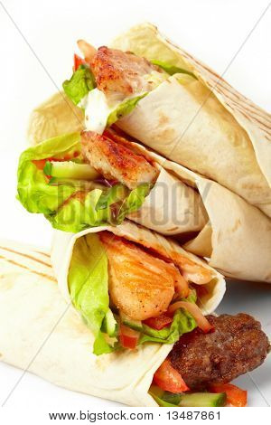 Tortilla mit Gemüse