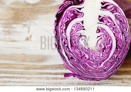 Cutted Red Cabbage