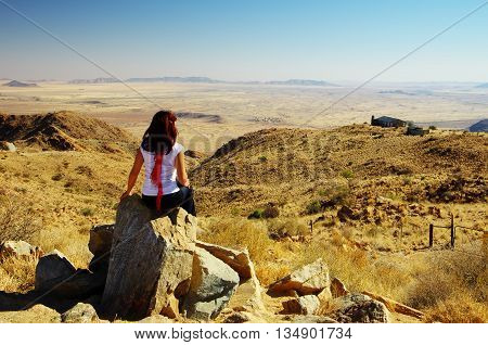 Balcony on Namib Naukluft from Spreetshogte Pass