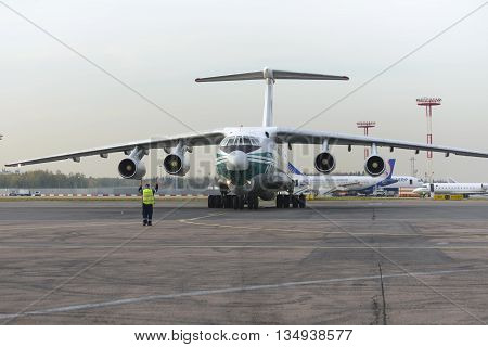 Cargo Airplane Il-76Td Alrosa Airlines
