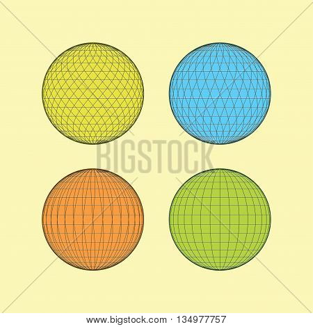 geometry vector illustrator, simple geometry, circle art