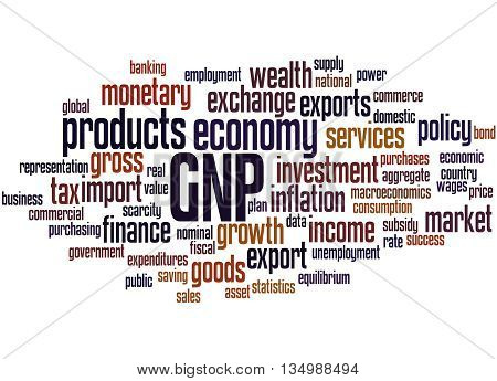 Gnp - Gross National Product, Word Cloud Concept 7