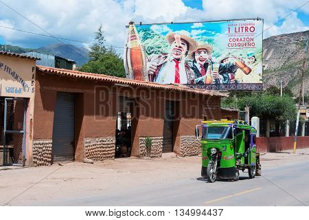 Auto Rickshaw In Urubamba, Peru