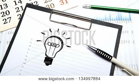 pen folder icon ideas calendar close up