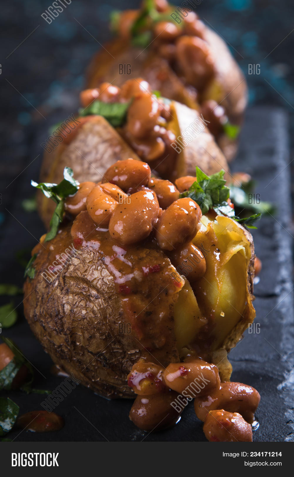 Roasted Jacket Potato Image & Photo (Free Trial) Bigstock