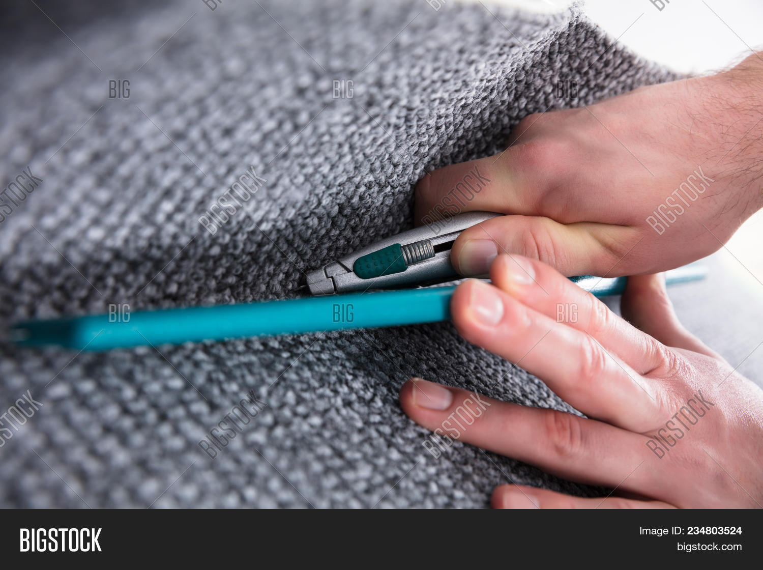 Carpet Fitter Fitting Image & Photo (Free Trial) Bigstock