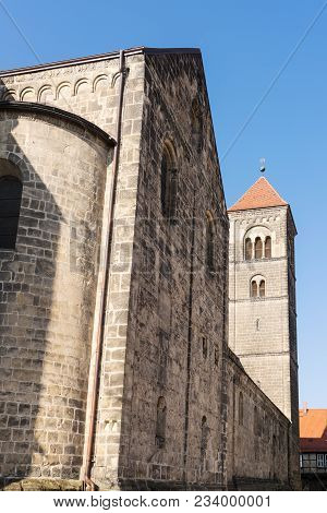 Detail Of The Collegiate Church Of St. Servatii In Quedlinburg, Germany