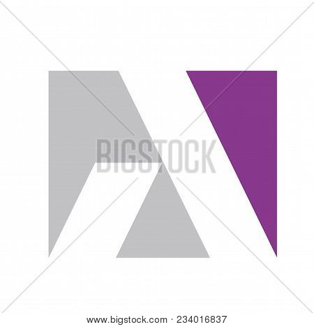 Creative Square Letter A Logo Sign And Symbol