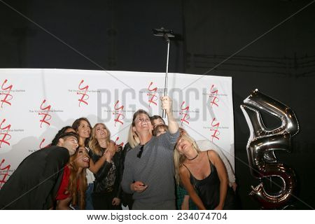 LOS ANGELES - MAR 26:  YnR Group at the The Young and The Restless Celebrate 45th Anniversary at CBS Television City on March 26, 2018 in Los Angeles, CA