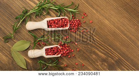 Pink Pepper Or Red Pepper Corns