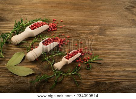 Pink Pepper Or Red Pepper Corns