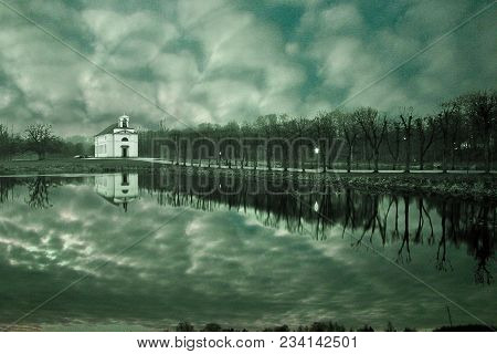 Traditional Church Building Architecture In Denmark Scandinavia