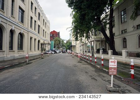 City Landscape In The Morning.