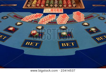 Karty před hra Poker
