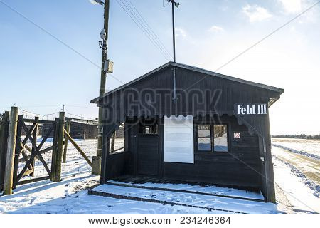 Lublin, Poland - January 17, 2018: Majdanek Concentration Camp In Lublin, Poland