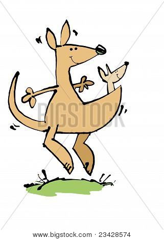 Dvě Kangaroos.eps