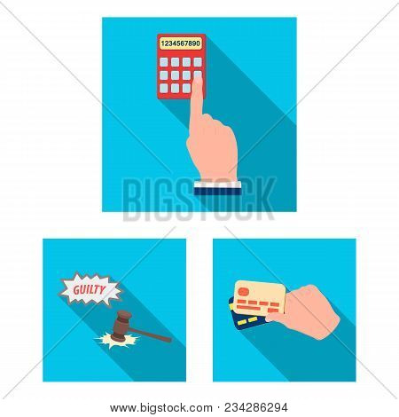 E-commerce And Business Flat Icons In Set Collection For Design. Buying And Selling Vector Symbol St