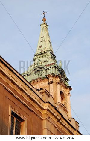 Academic église du Saint-Esprit à Torun, Pologne. Il a été construit au milieu du XVIIIe siècle.