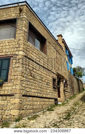 Canakkale, Turkey - March 31, 2018; Yesilyurt Is A Turkish Village On Ida Mountains In Canakkale, Tu
