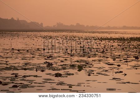 Thailand Buriram Lake Hua Talat Reservoir