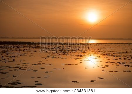 Thailand Buriram Lake Hua Talat Reservoir