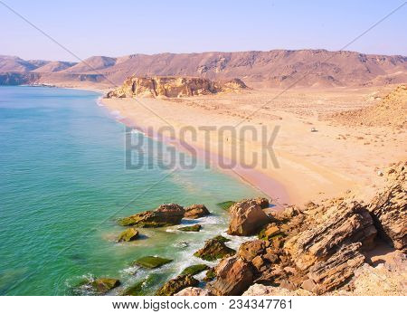 Beautiful Pristine Beach On The Indian Ocean Coast.