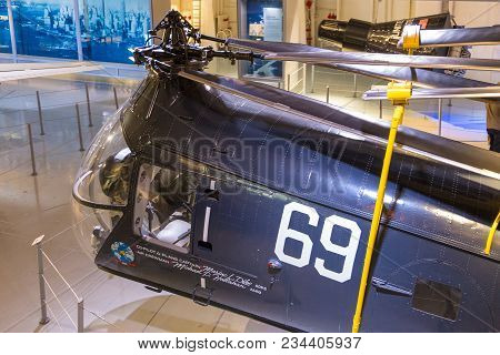 New York, Nyc, Usa- August 30, 2017: Interiors Of The Uss Intrepid, Essex-class Aircraft Carriers, A
