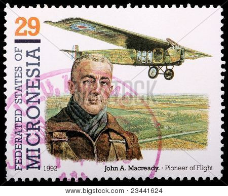 En 29-cent stempel trykt i Mikronesiens Forenede Stater