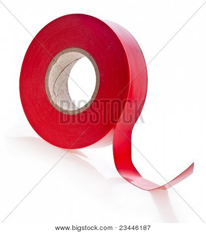 Klebeband auf weiß