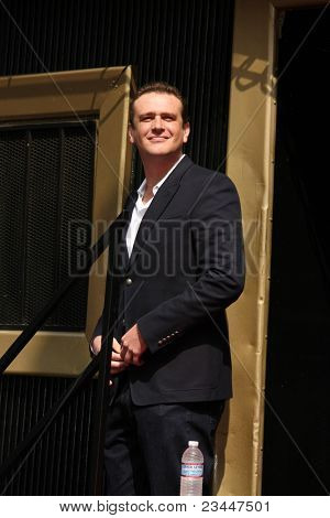 LOS ANGELES - SEPT 15: Jason Segal na slavnostním ceremoniálu propůjčuje hvězdu na Hollywood Walk of Fame t