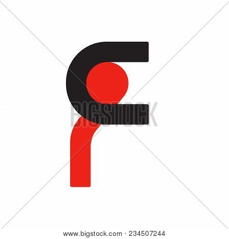 English Font Upper Case Letter F F Logo Logotype - Latin Modern Bold Font Alphabet, Upper Case Lette