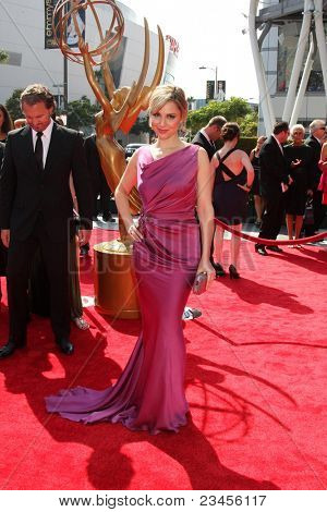 LOS ANGELES - SEPT 10:  Cara Buono arriving at the Creative Primetime Emmy Awards Arrivals at Nokia Theater on September 10, 2011 in Los Angeles, CA