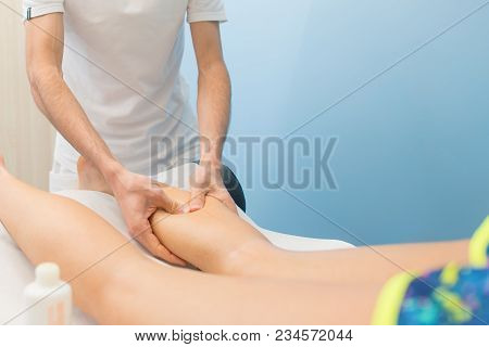 Calf Massage By A Professional Physiotherapist