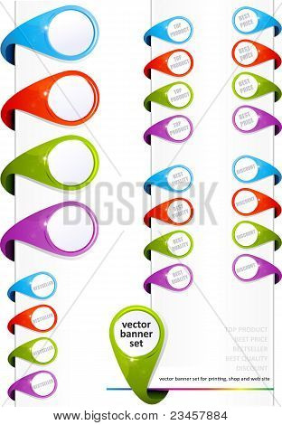 Sistema de Banners de Vector
