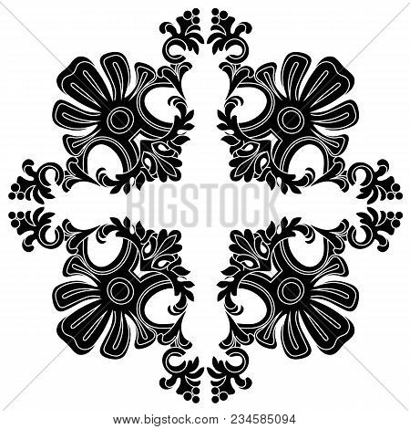 Black vintage ornament, baroque ornament, scroll ornament, engraving ornament, border ornament, floral ornament, retro pattern, antique pattern, style acanthus pattern, foliage pattern, swirl pattern decorative pattern, filigree pattern. vector