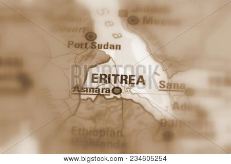 Eritrea, Officially The State Of Eritrea (sepia Selective Focus).
