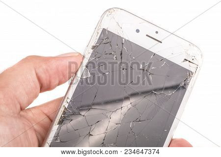 A Man Holds In His Hand An Iphone 6S Of Apple Inc