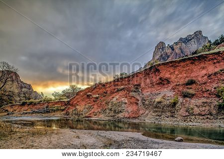 Zion National Park Is Located In The Southwestern United States, Near Springdale, Utah