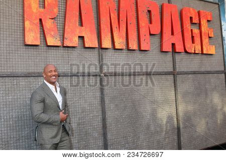 LOS ANGELES - APR 4:  Dwayne Johnson, The Rock at the 
