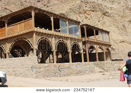 Bedouin Restaurant In The City Of Daha.