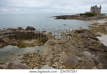 Le Chateau Turpault On Quiberon Peninsula In France