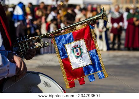 Cagliari, Italy - October 29, 2016: Invitas, Porto Promenade, Sardinia Of Traditions, Exhibitions An