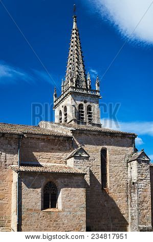 Medieval Church Of Our Lady In Largentiere In France
