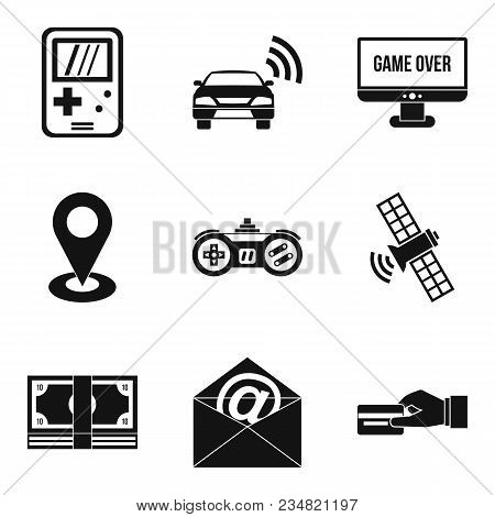 Gambling Hall Icons Set. Simple Set Of 9 Gambling Hall Vector Icons For Web Isolated On White Backgr