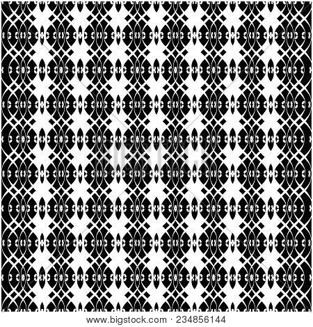 Lacy Black And White Pattern Number Four