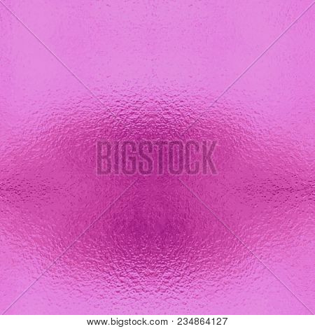 Seamless Pattern Vector Glossy Pink Rose Fuchsia Foil Background. Shiny Metallic Glamour Sparkle Tem