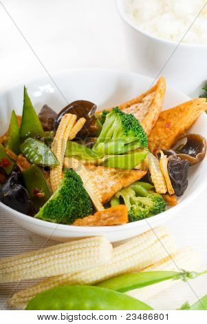 Verdure e tofu Beancurd