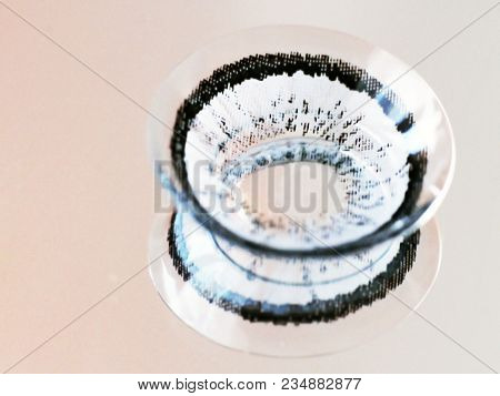 Gray Contact Lenses Very Close