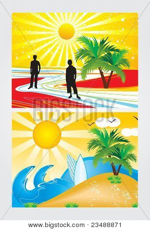 Tema astratto Summer Holiday