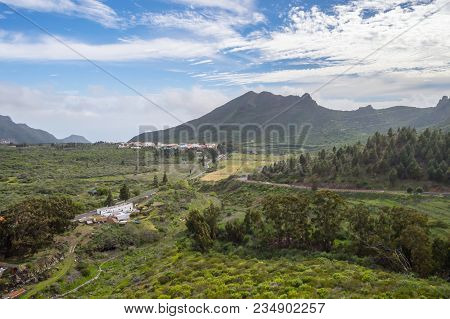 View Of The Valley Of Arriba In The Northwest Of The Island Of Tenerife, Spain